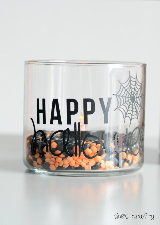 She's Crafty Halloween Candle Jars
